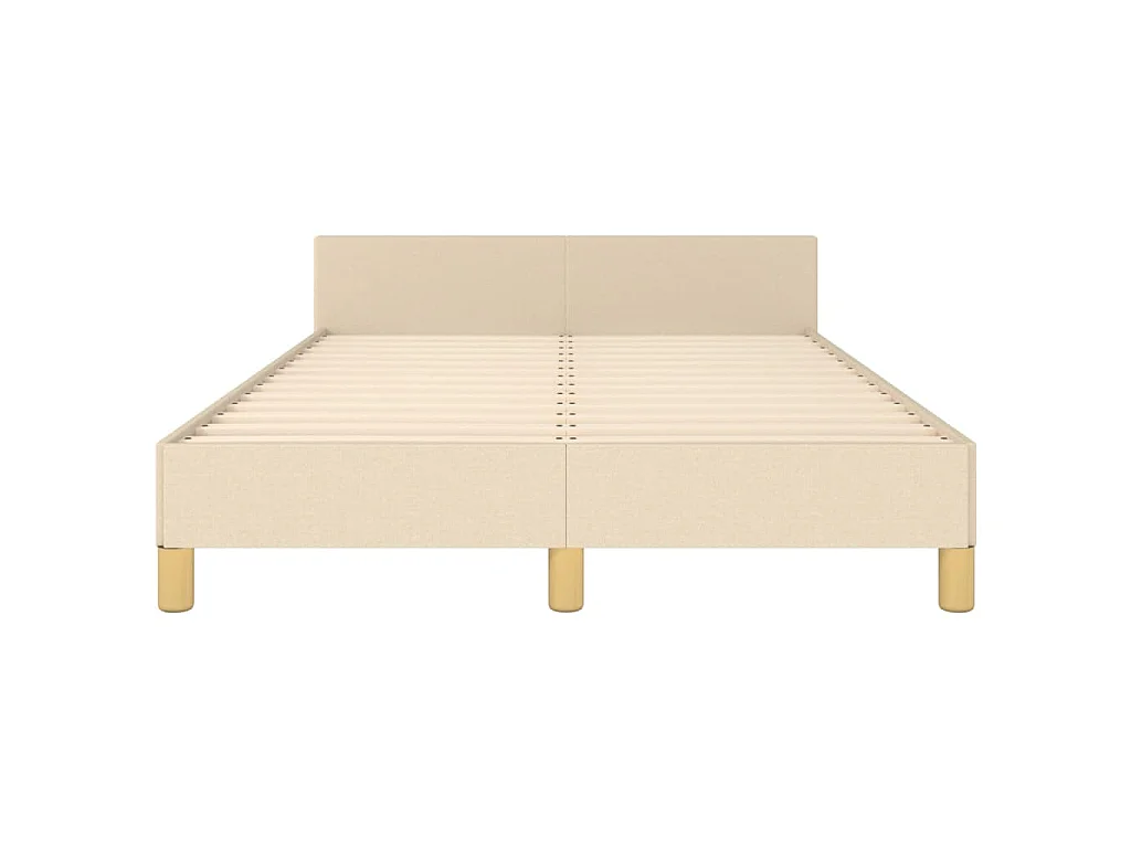 Giroletto senza Materasso Crema 120x190cm in Tessuto
