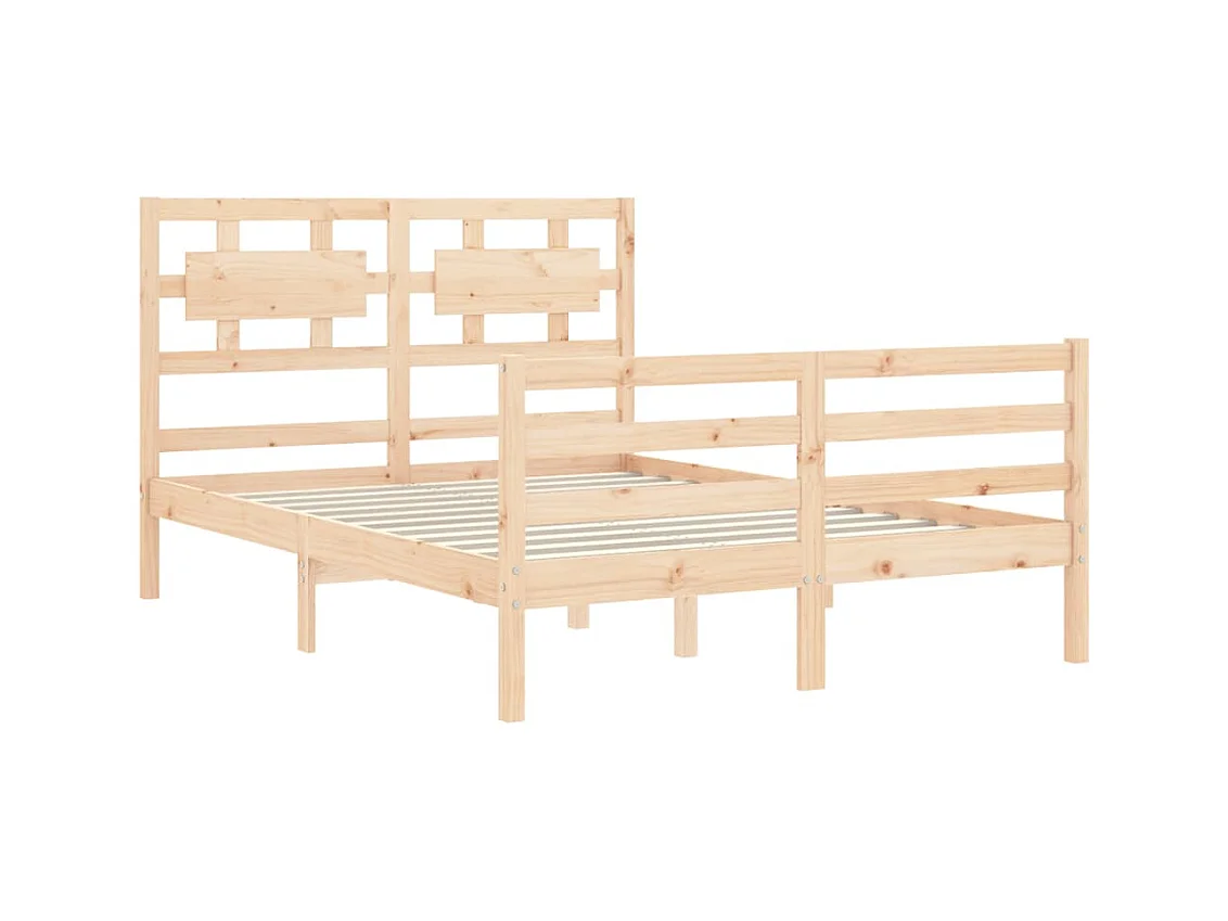 Giroletto con Testiera 120x200 cm in Legno Massello