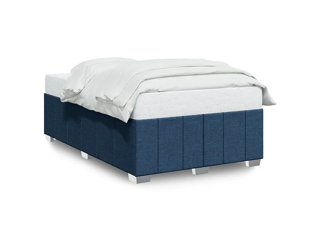 Bedframe zonder matras 120x190 cm stof blauw