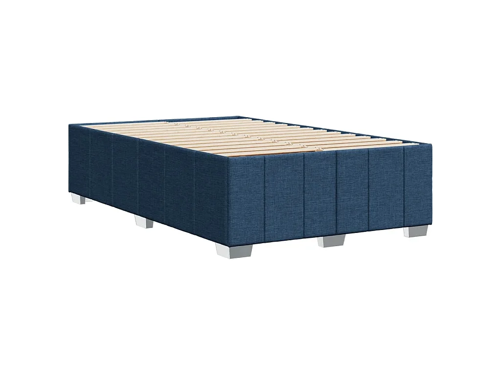 Bedframe zonder matras 120x190 cm stof blauw