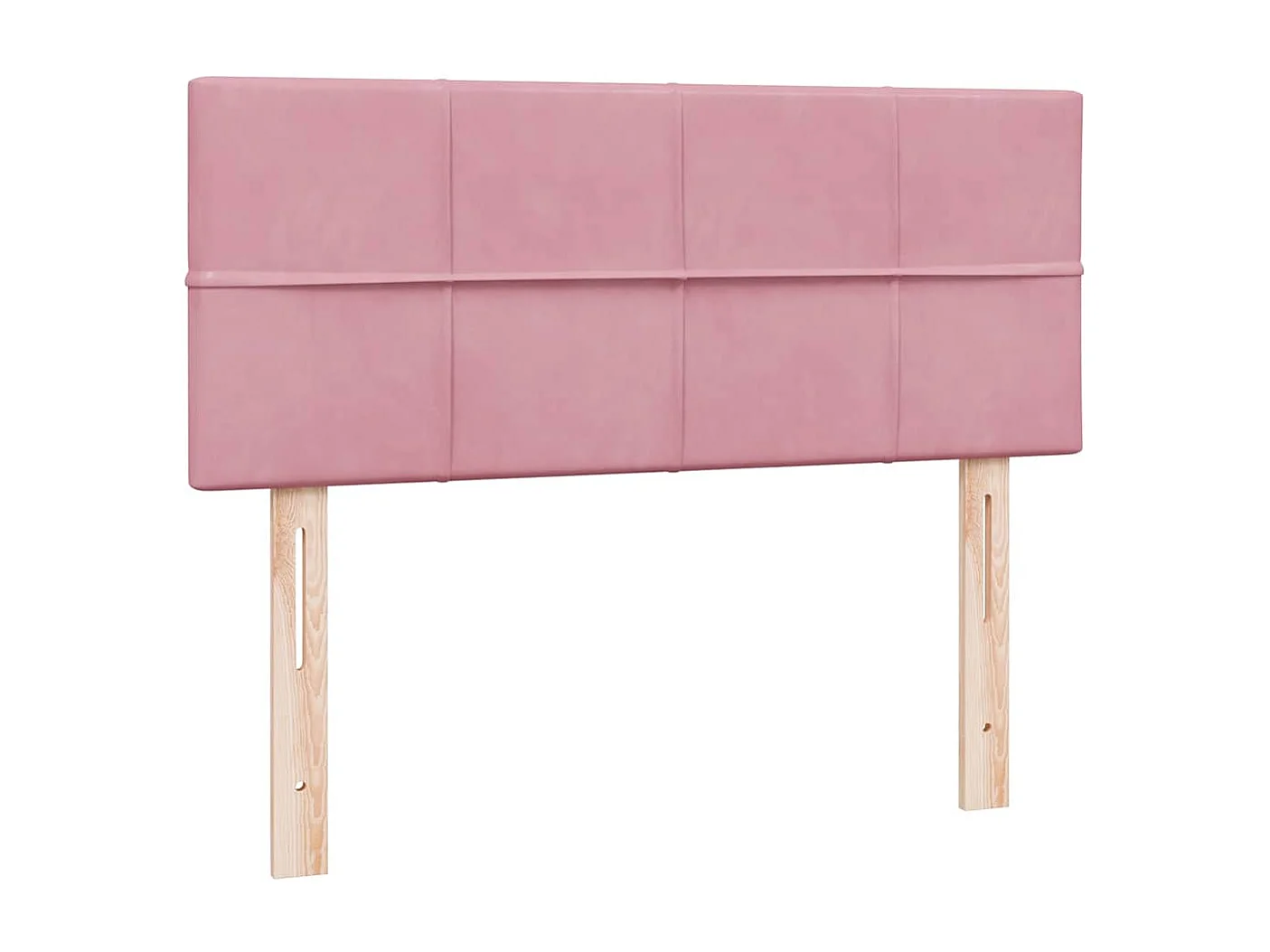 Boxspringbett mit Matratze Rosa 120x220 cm Samt