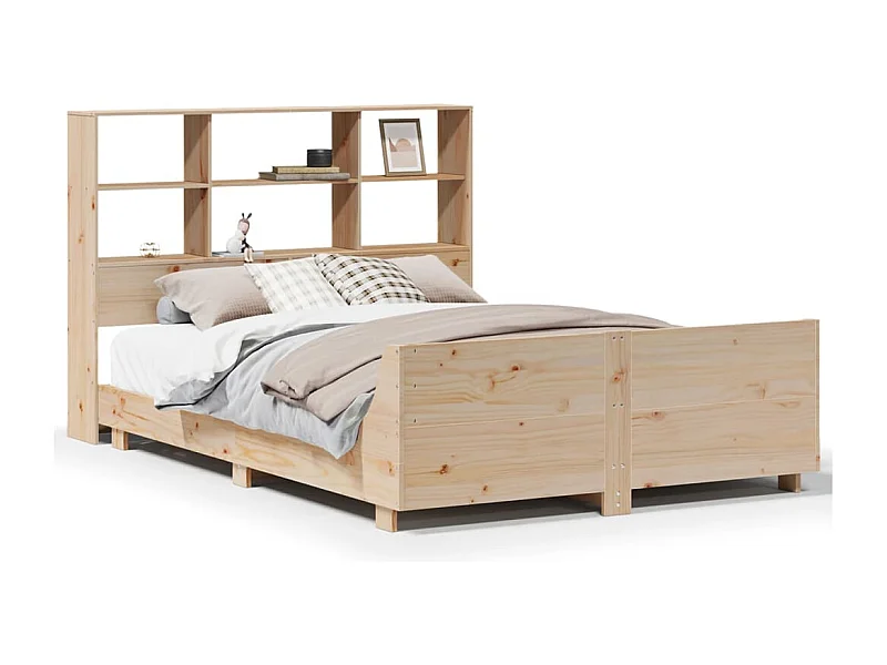 Massivholzbett ohne Matratze 120x190 cm Kiefernholz