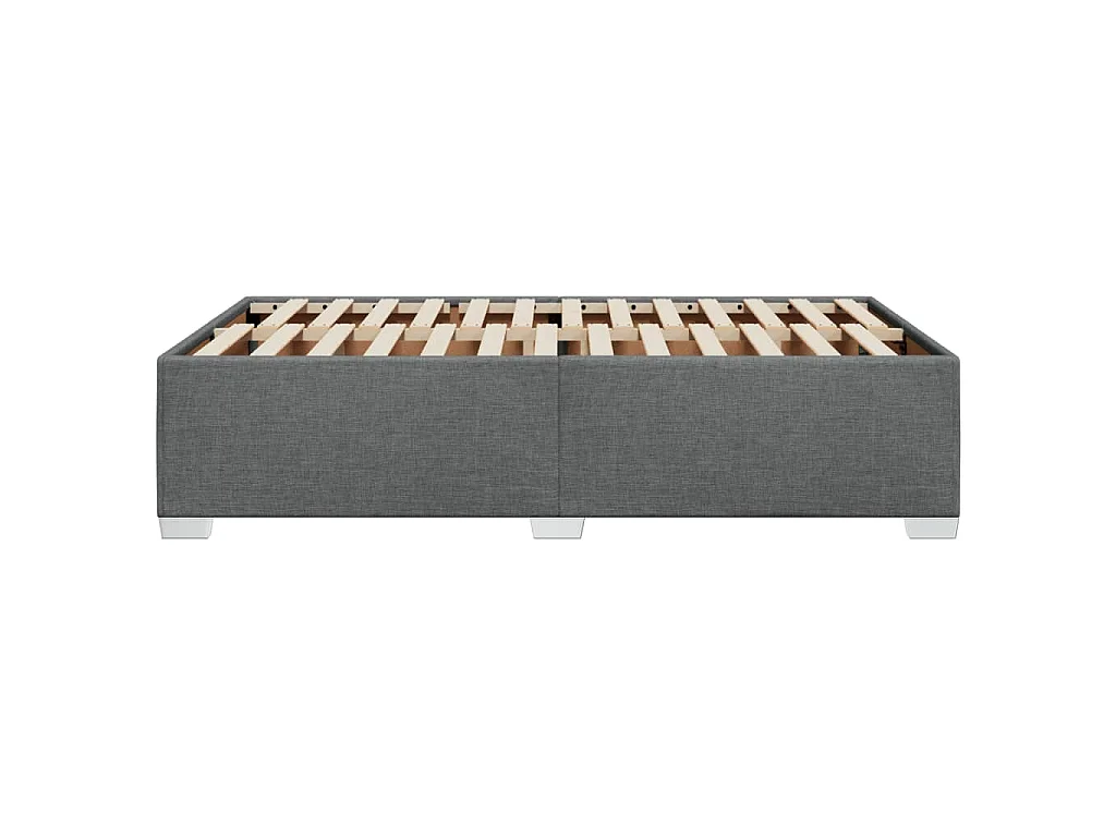 Bedframe zonder matras 120x200 cm stof donkergrijs