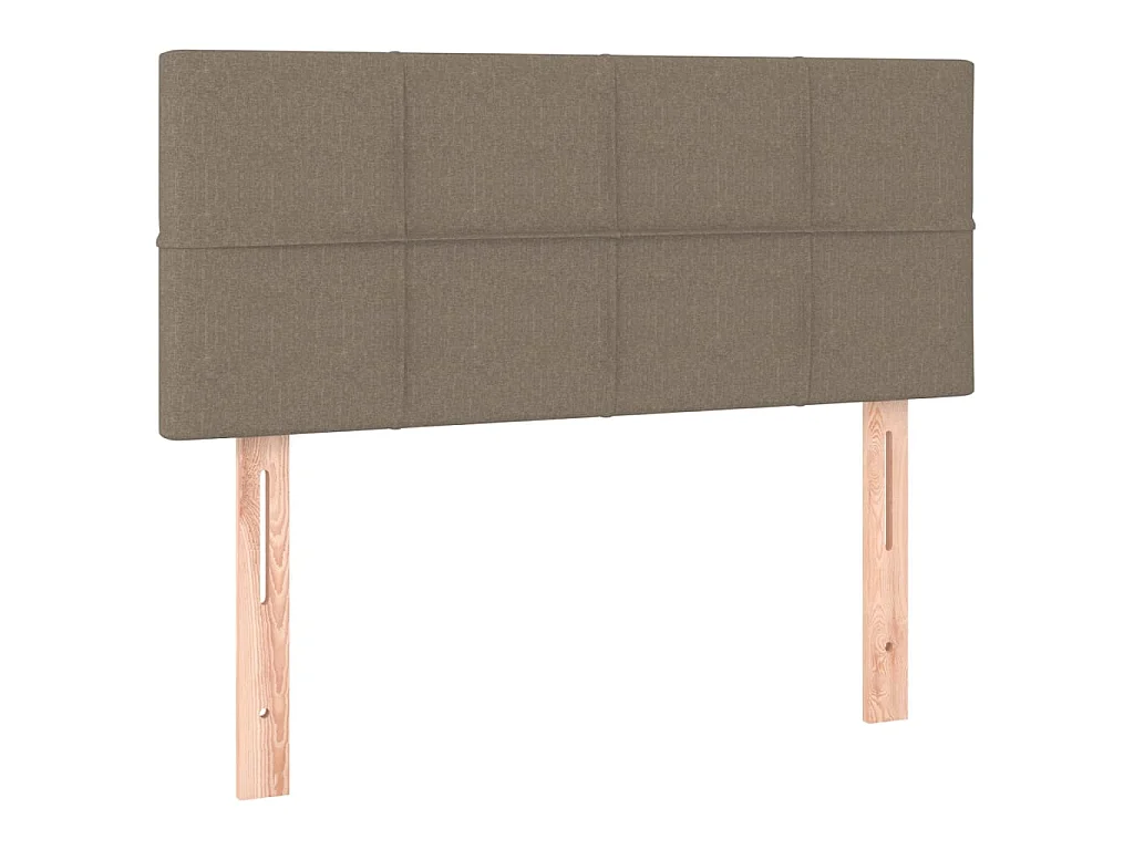 Boxspringbett mit Matratze Taupe 120x190 cm Stoff