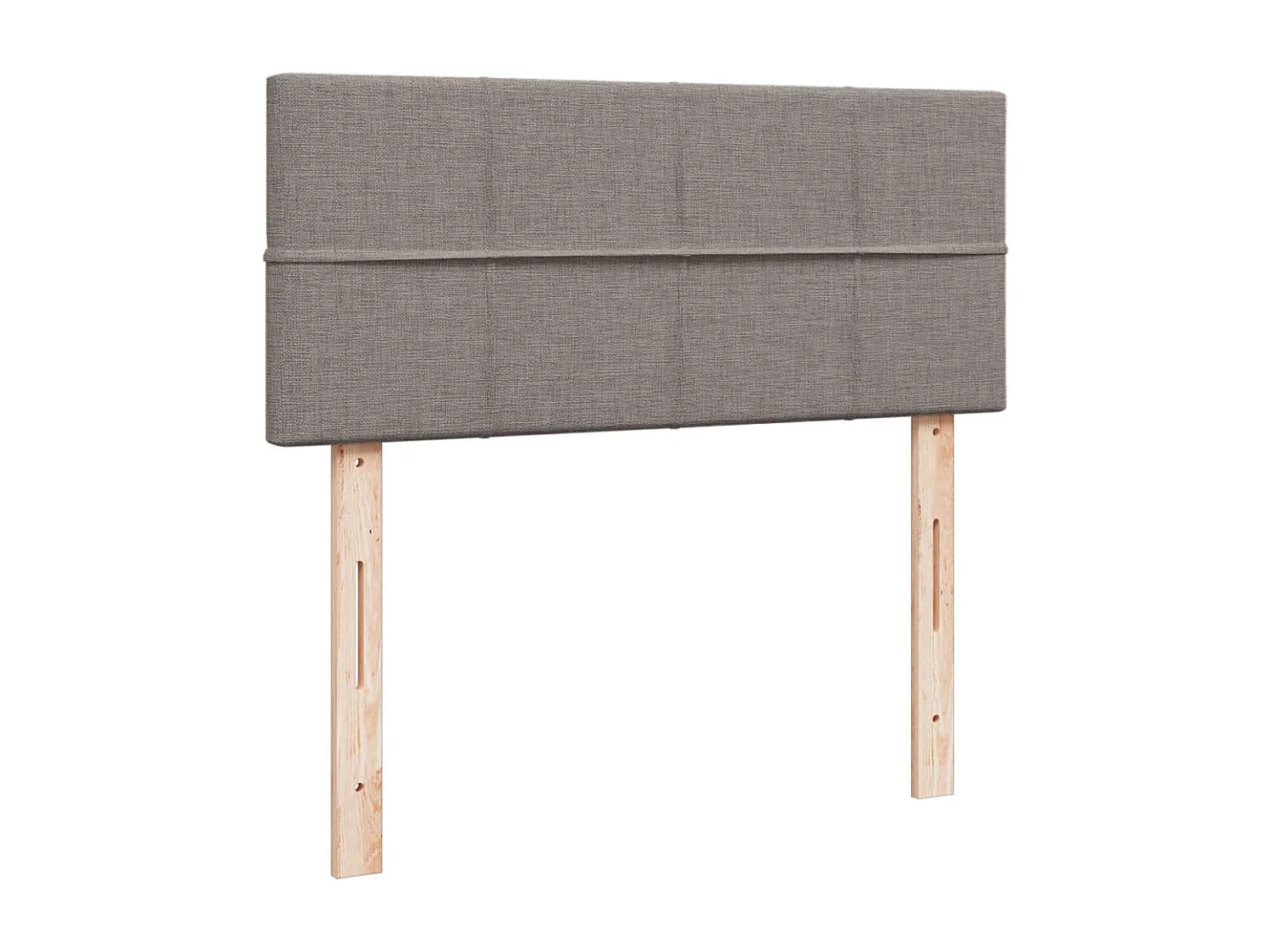 Boxspringbett mit Matratze Taupe 120x200 cm Stoff