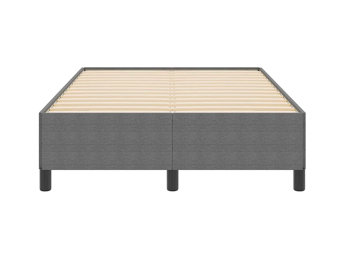 Bedframe Lichtgrijs 120 x 200 cm Katoenen stof