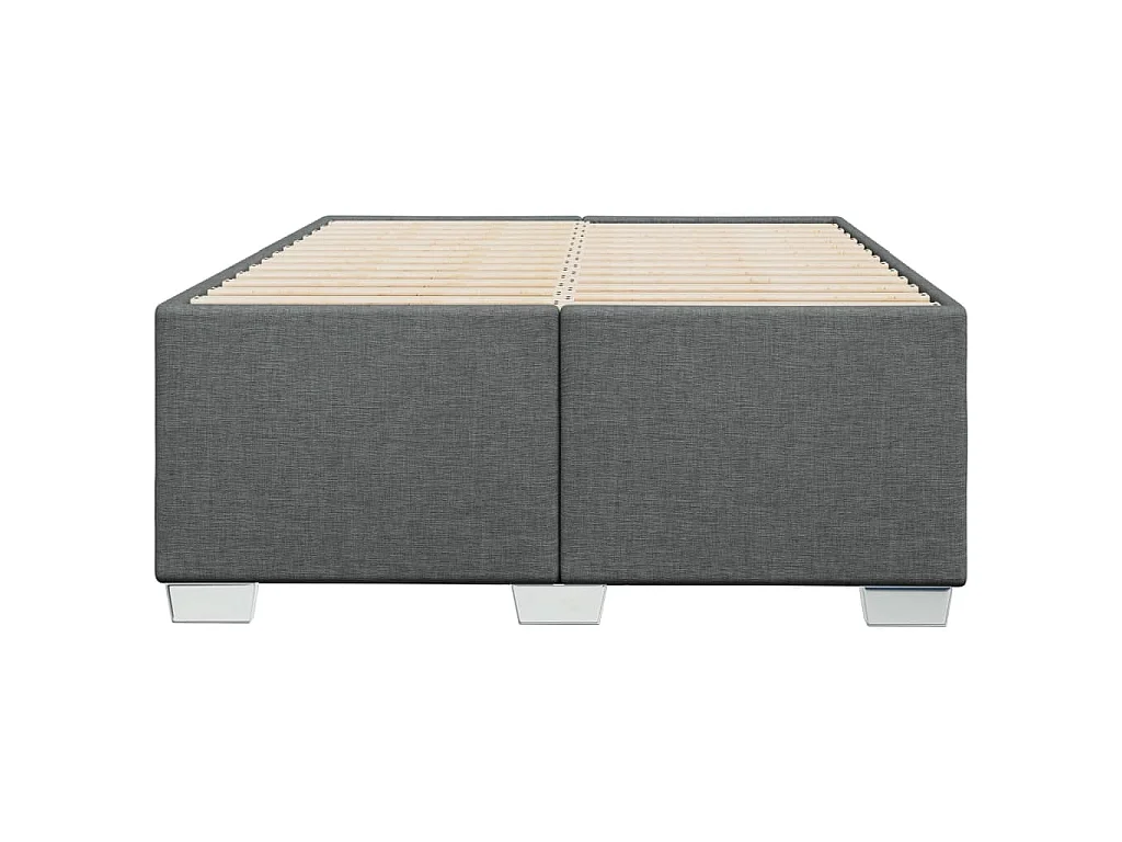 Bedframe zonder matras 120x190 cm stof donkergrijs