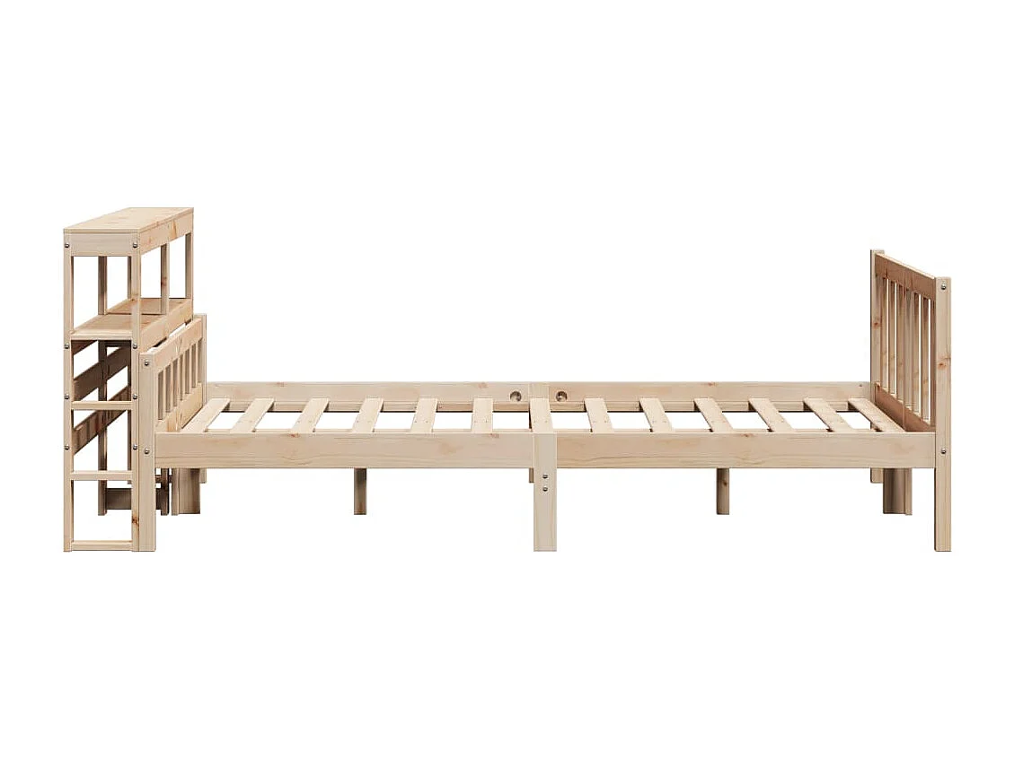 Massivholzbett ohne Matratze 120x190 cm Kiefernholz