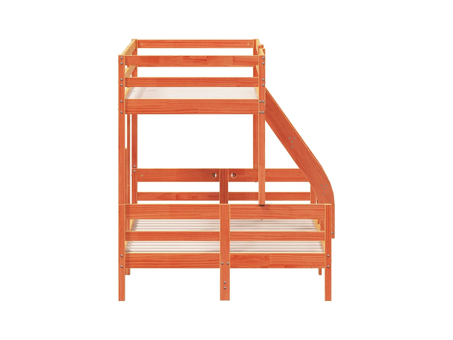 Lit superposé sans matelas 80x200/120x200 cm bois massif