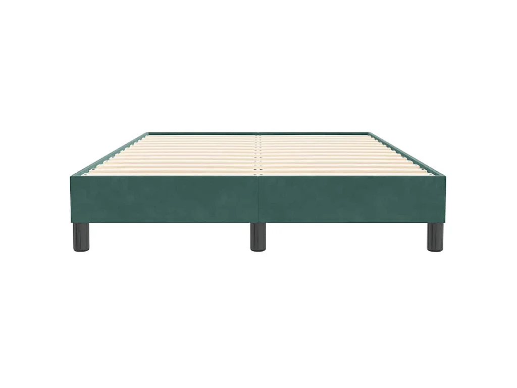 Bedframe zonder matras 120x210 cm fluweel donkergroen