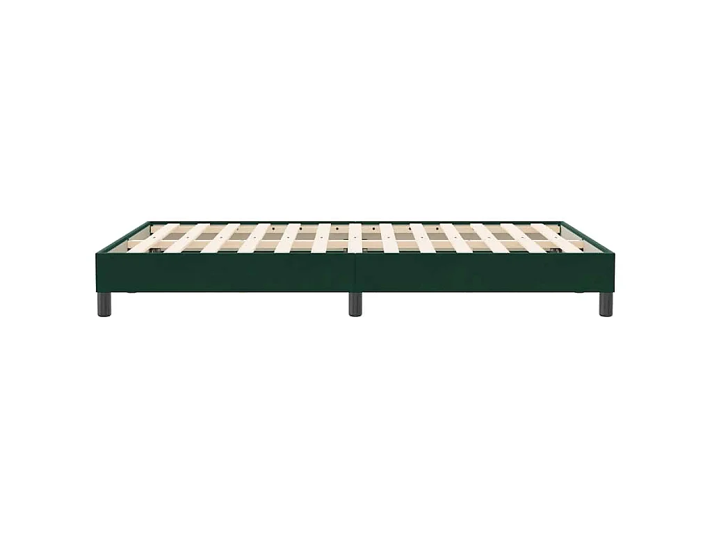 Bedframe zonder matras 120x210 cm fluweel donkergroen