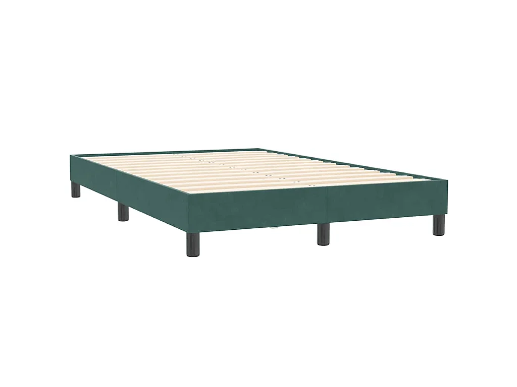 Bedframe zonder matras 120x210 cm fluweel donkergroen