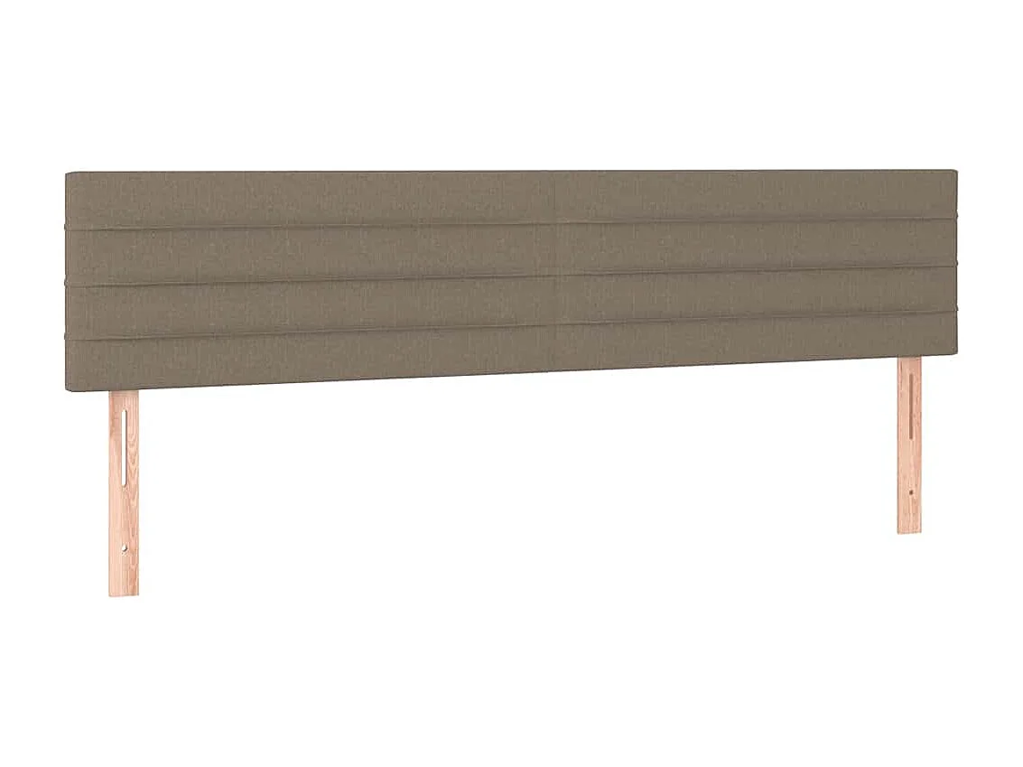 Boxspringbett mit Matratze Taupe 120x190 cm Stoff