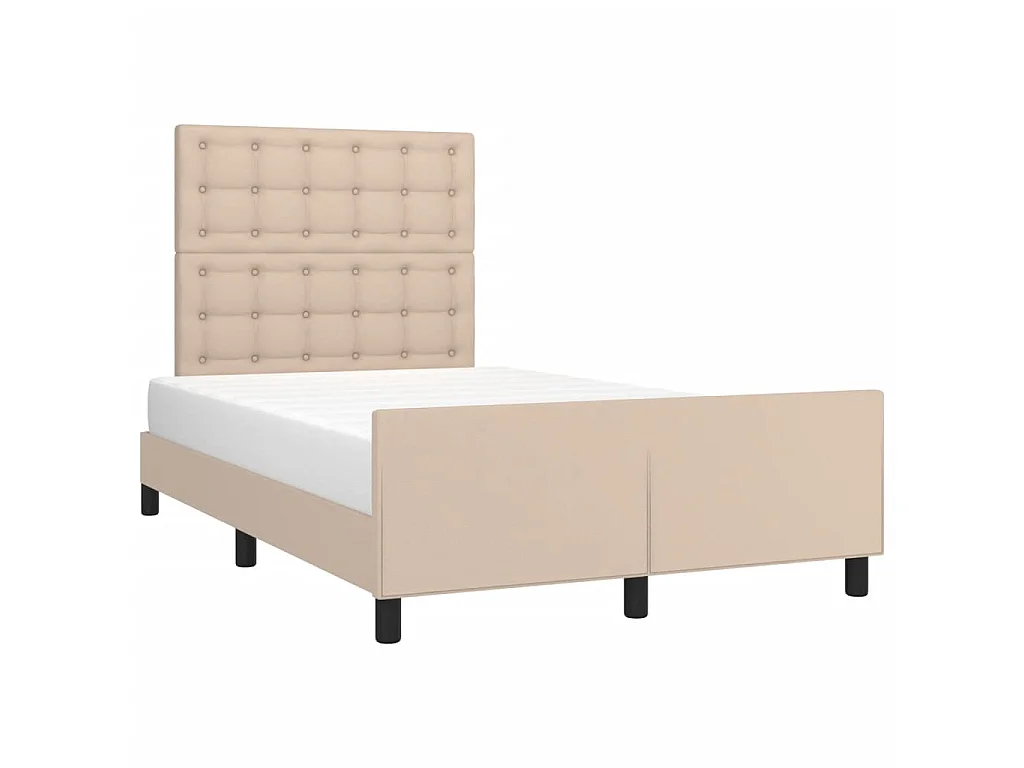 Giroletto senza Materasso Cappuccino 120x190 cm in Similpelle