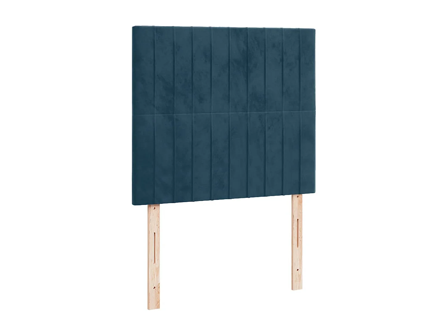 Boxspringbett mit Matratze & LED Dunkelblau 120x190 cm Samt