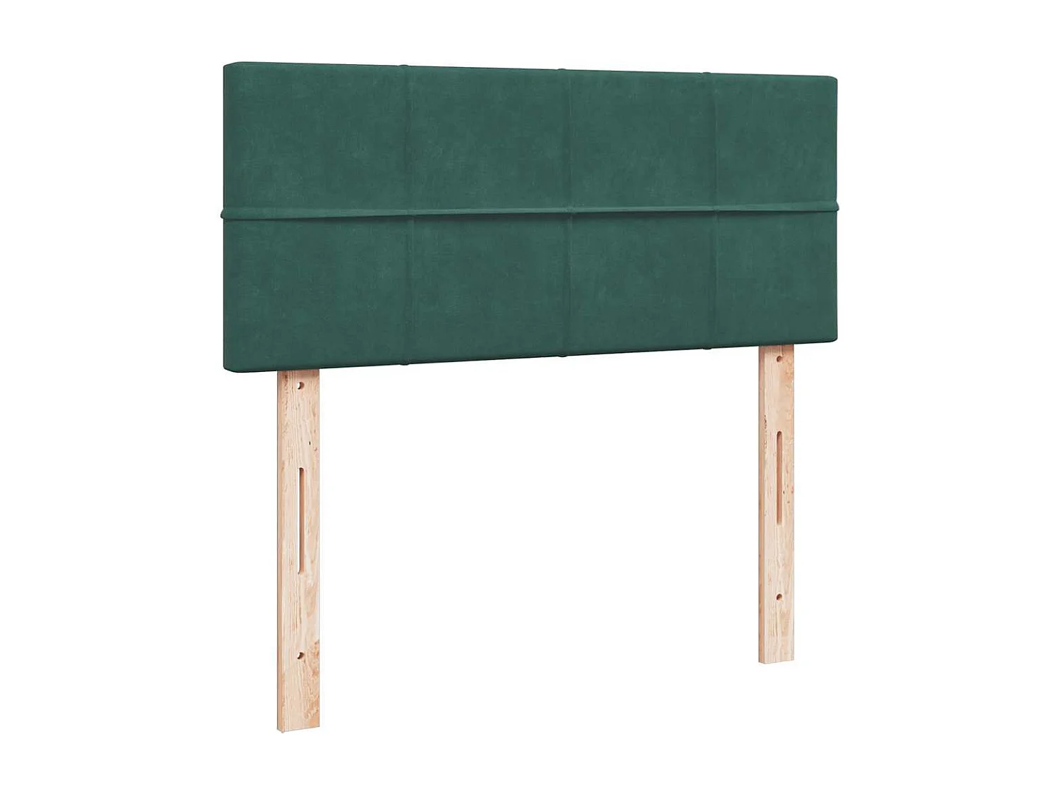 Cadre de lit ottoman avec matelas vert foncé 120x200 cm velours