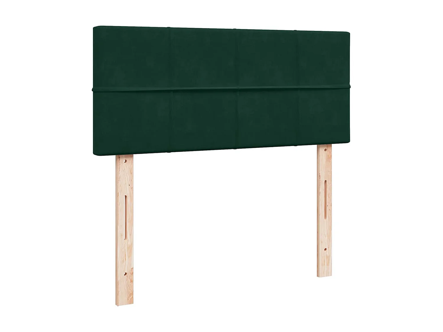 Cadre de lit ottoman avec matelas vert foncé 120x200 cm velours