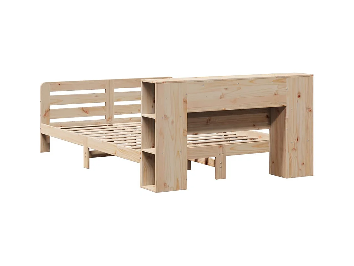 Letto senza Materasso 120x190 cm in Legno Massello di Pino