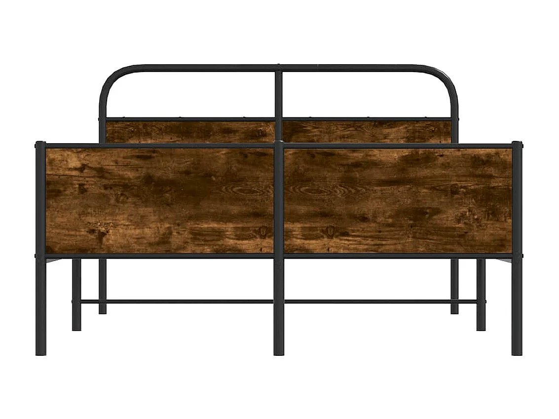 Bedframe zonder matras bewerkt hout sonoma eikenkleur 120x200cm