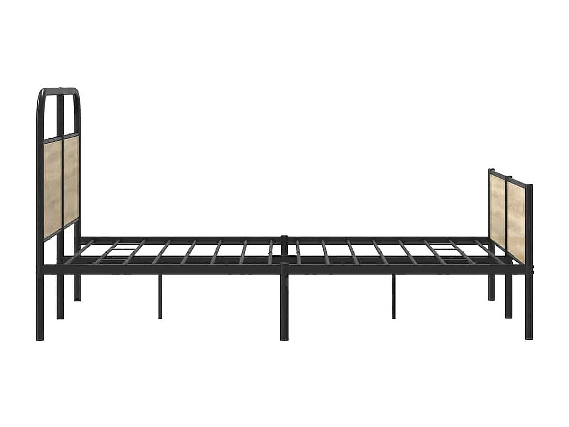 Cadre de lit sans matelas 120x200 cm chêne sonoma