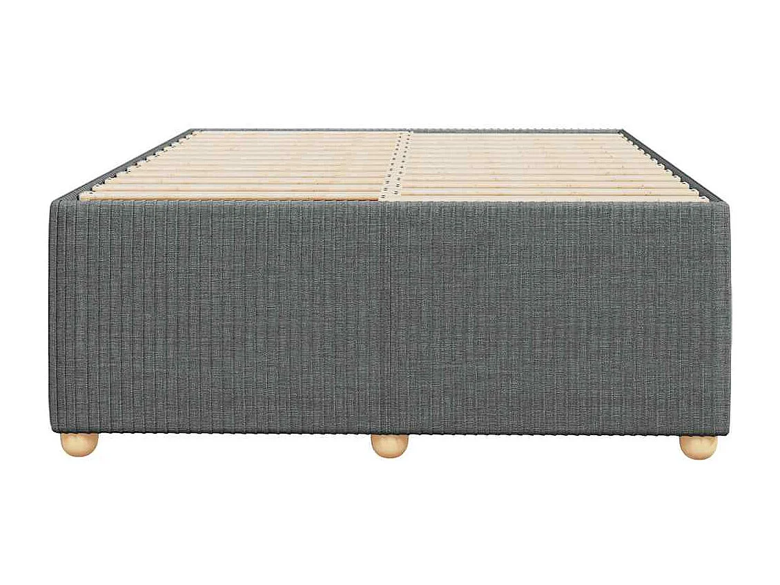 Bedframe zonder matras 120x190 cm stof donkergrijs