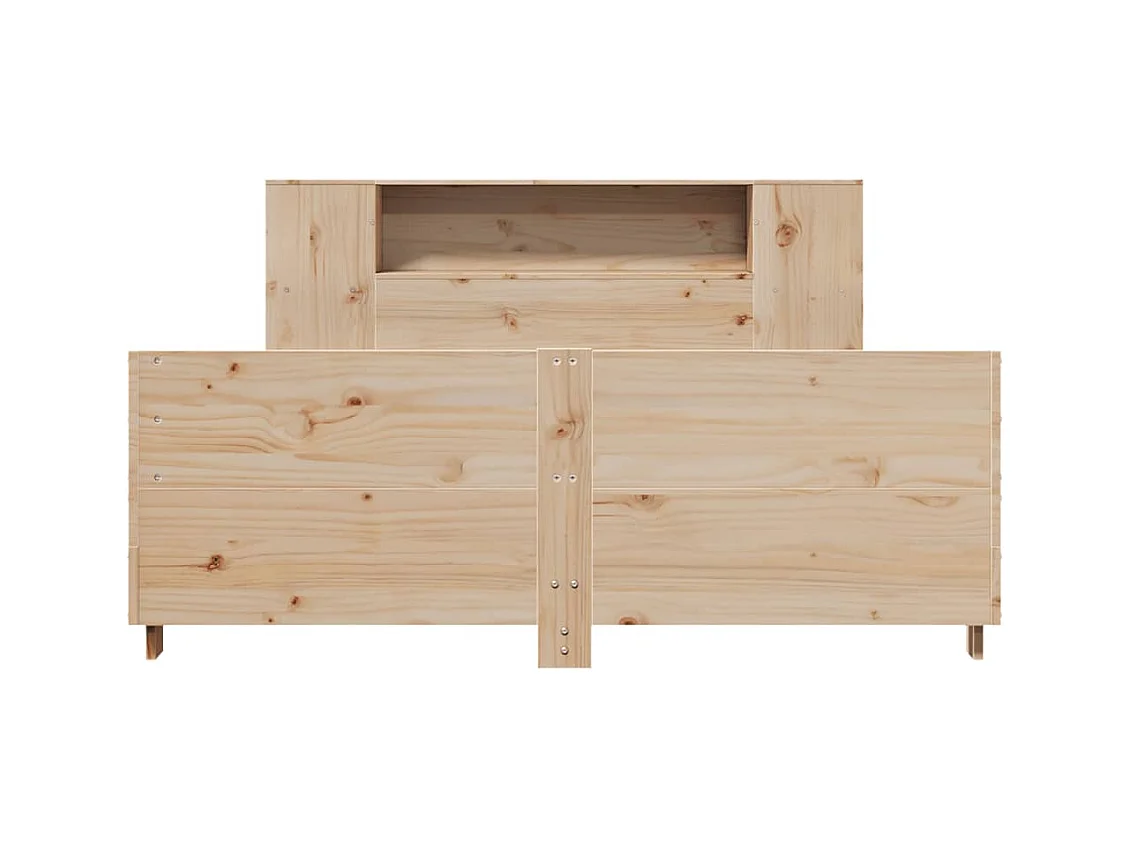 Cadre de lit sans matelas 120x190 cm bois de pin massif