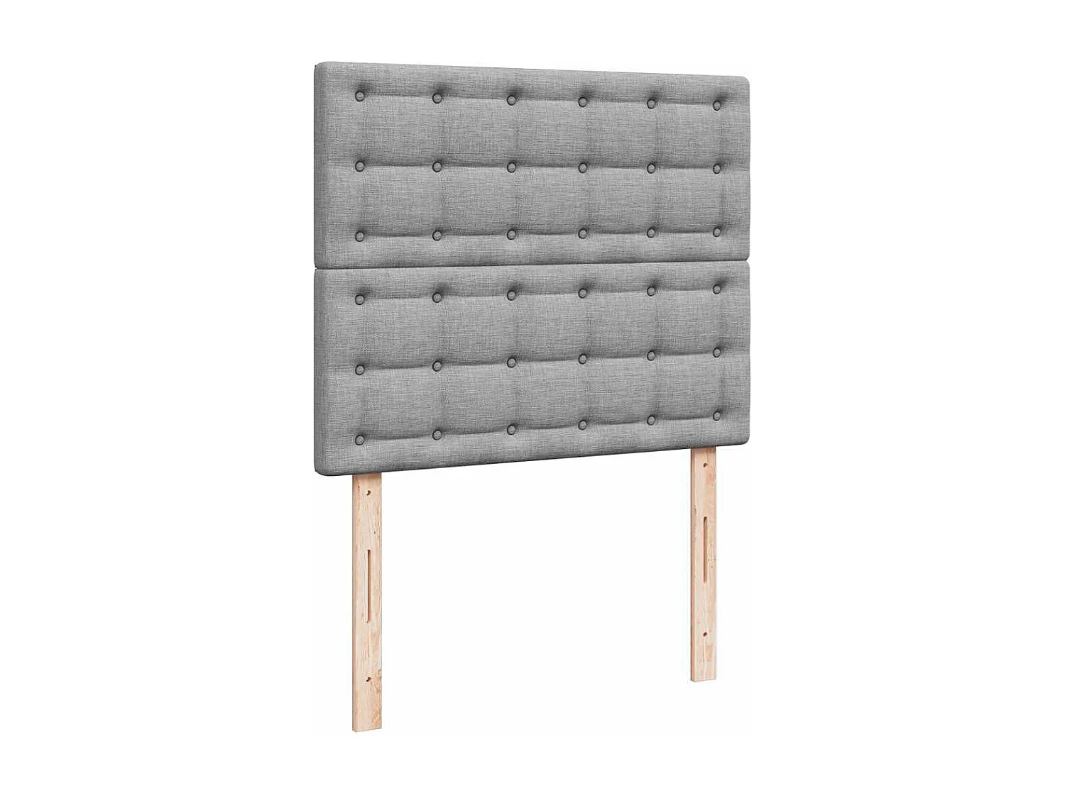 Struttura Letto Pouf con Materasso 120x200 cm in Tessuto