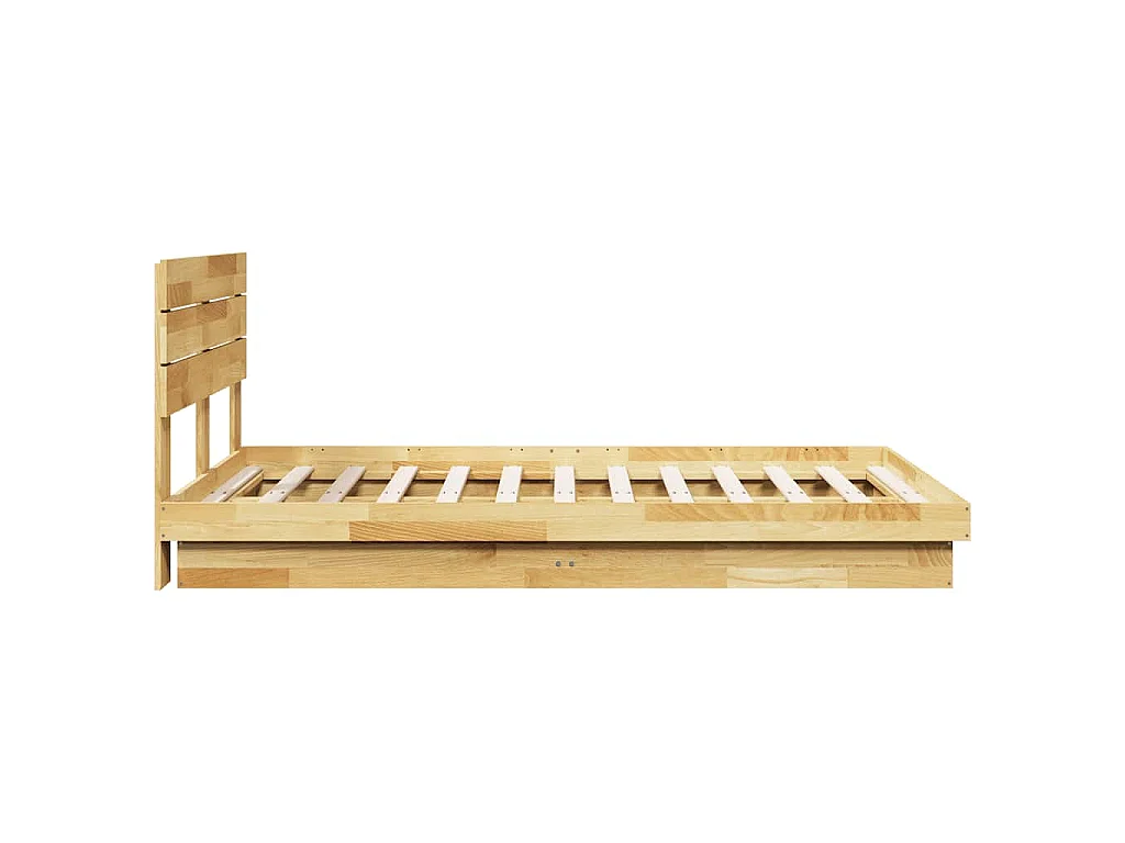 Estructura de cama con cabecero sin colchón 120x200 cm