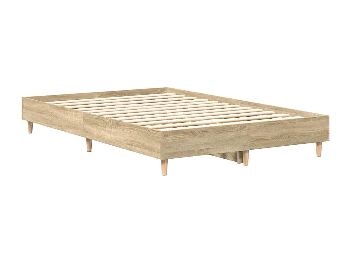 Bettgestell ohne Matratze Sonoma-Eiche 120x190 cm Holzwerkstoff