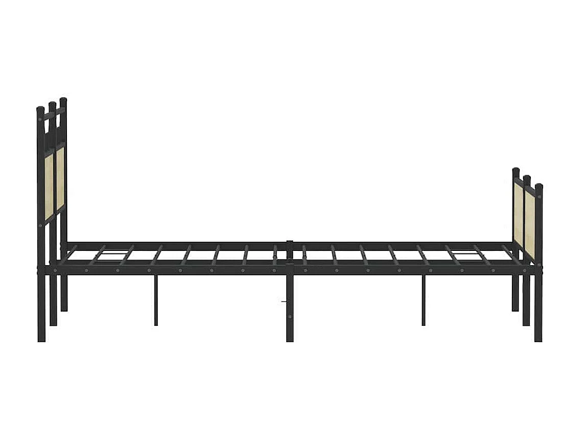 Cadre de lit sans matelas chêne sonoma 120x200 cm