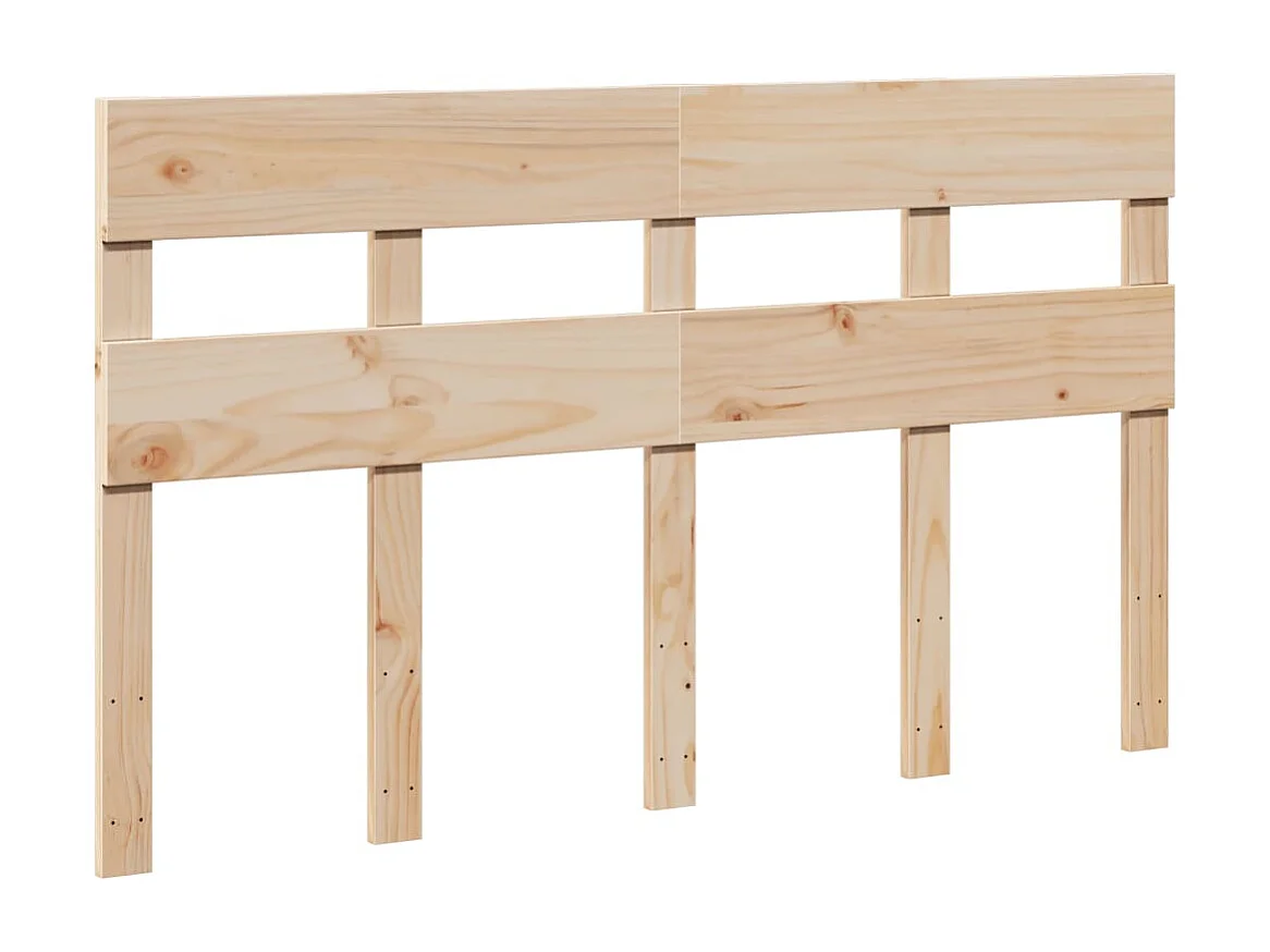 Massivholzbett ohne Matratze 120x200 cm Kiefernholz