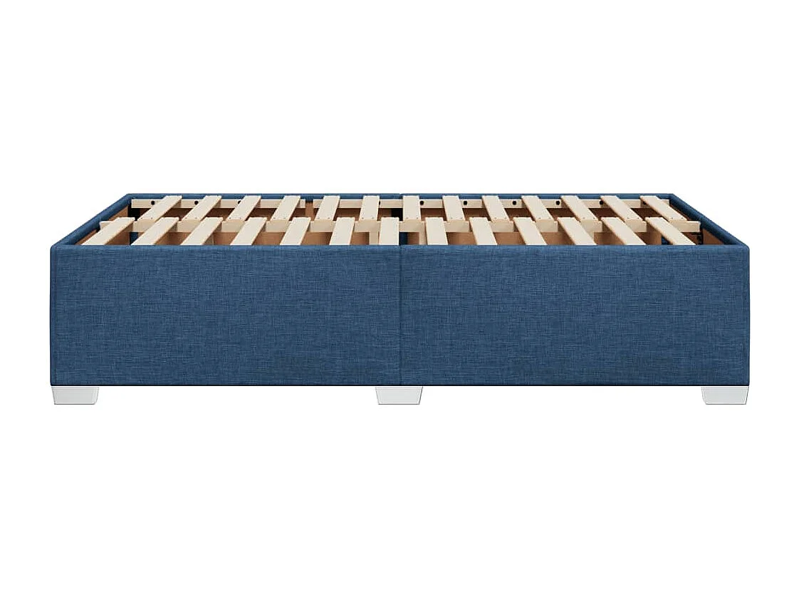 Giroletto senza Materasso Blu 120x190 cm in Tessuto