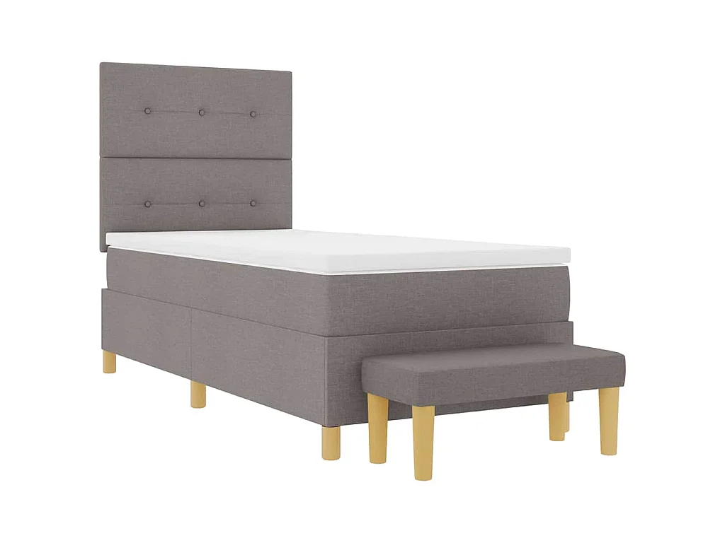 Letto a molle con cuscino Talpa 200 x 100 cm Tessuto