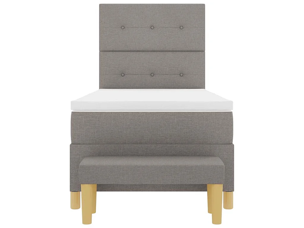 Letto a molle con cuscino Talpa 200 x 100 cm Tessuto