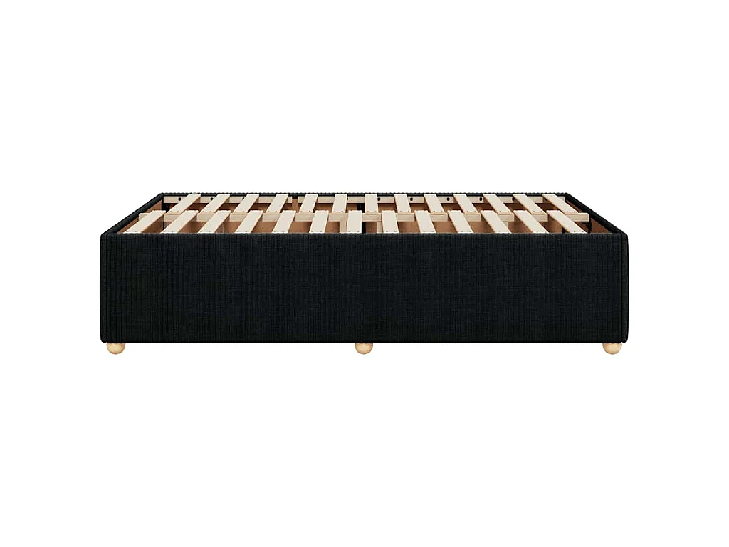 Bedframe zonder matras 120x190 cm stof zwart