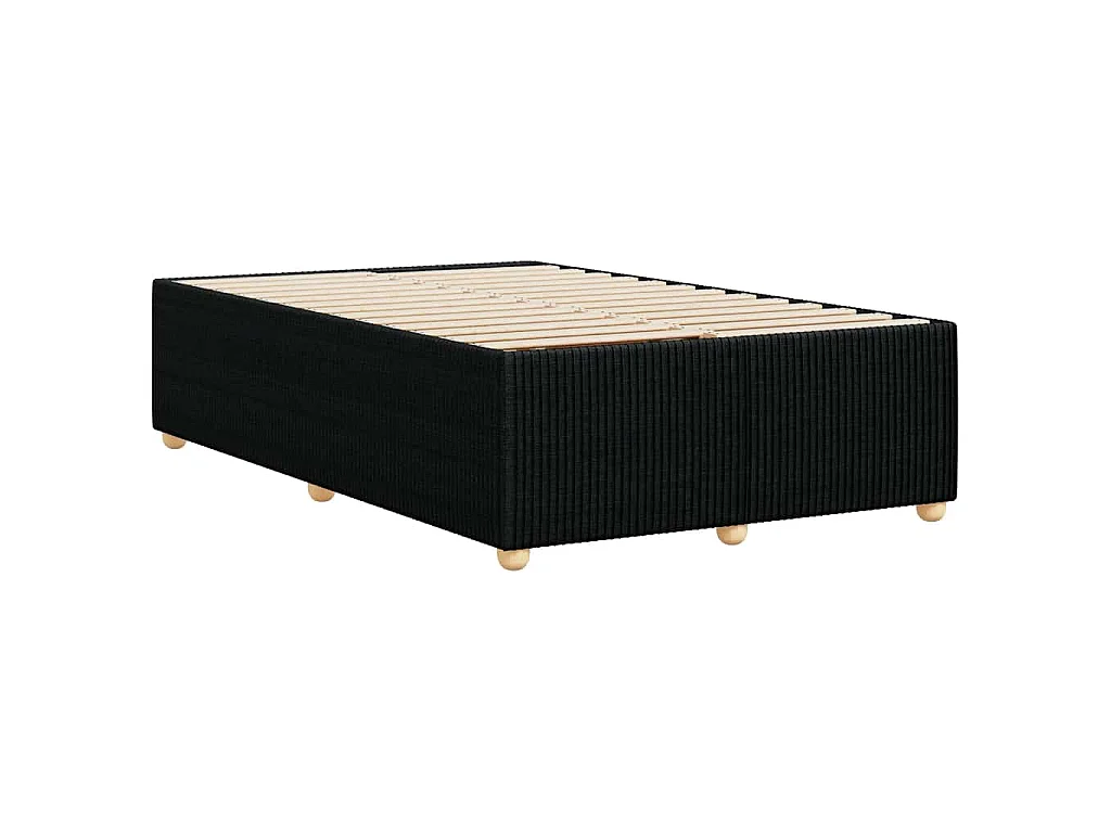 Bedframe zonder matras 120x190 cm stof zwart