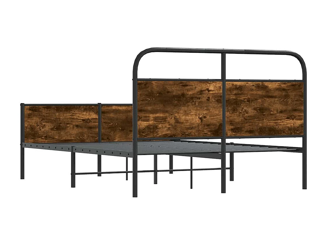 Estrutura cama s/ colchão derivados de madeira carvalho sonoma