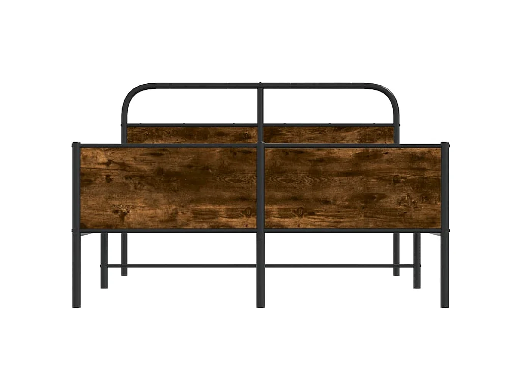 Cadre de lit sans matelas 120x190 cm cm chêne sonoma