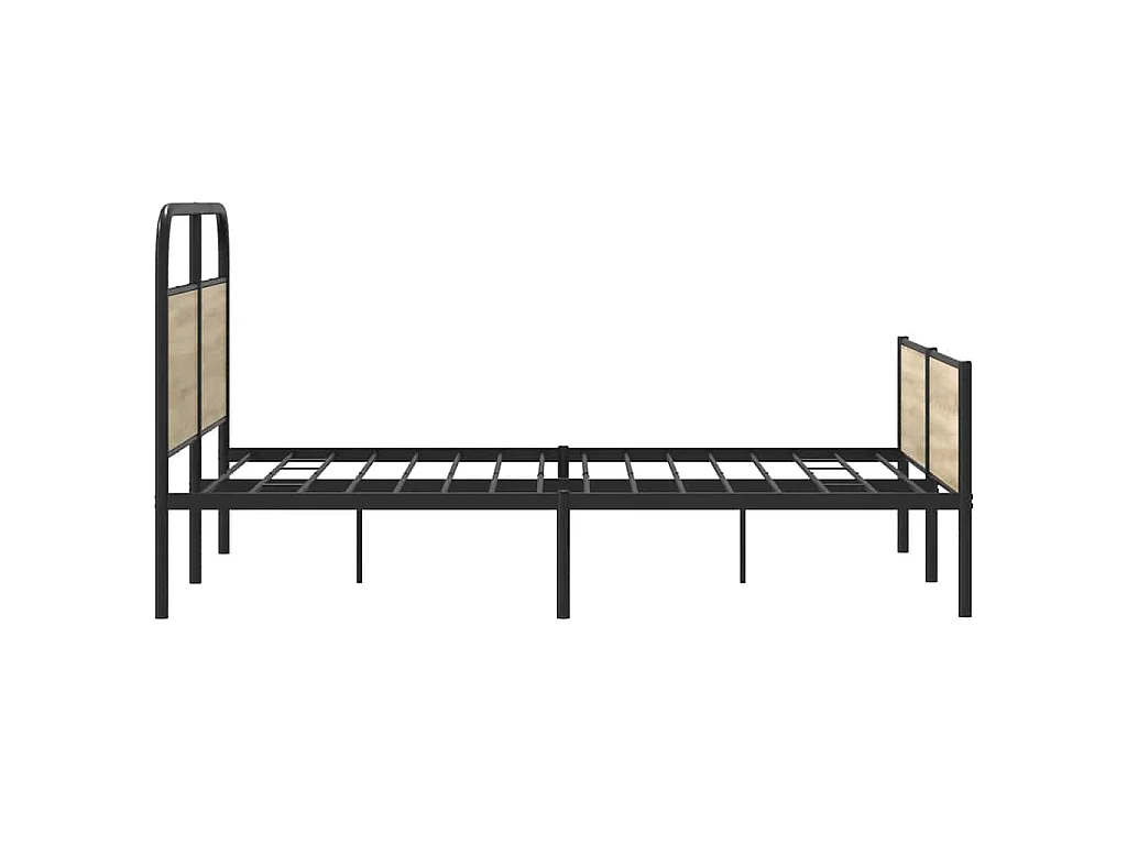 Cadre de lit sans matelas 120x190 cm cm chêne sonoma