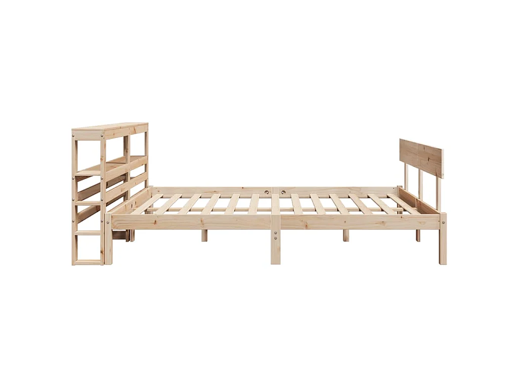 Bedframe zonder matras massief grenenhout 120x200 cm