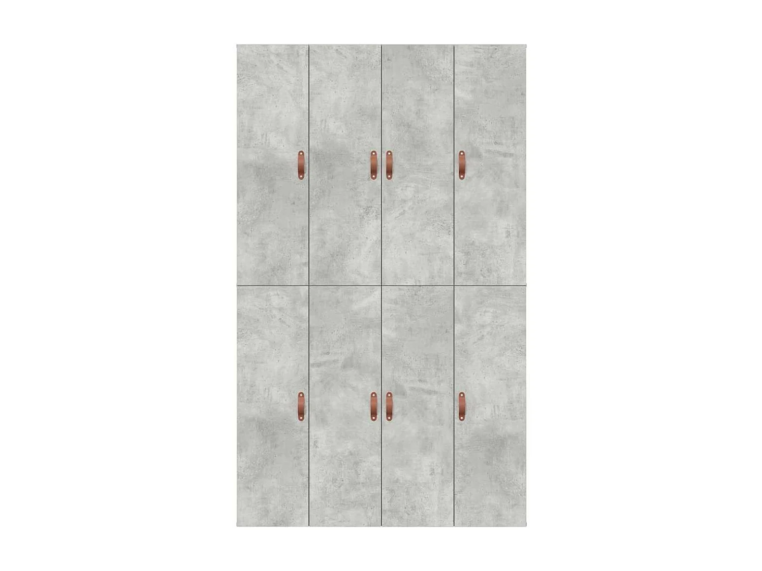 Cadre de lit avec rangement Gris béton 120 x 200 cm