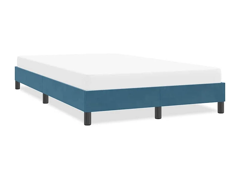 Bedframe zonder matras 120x220 cm fluweel donkerblauw