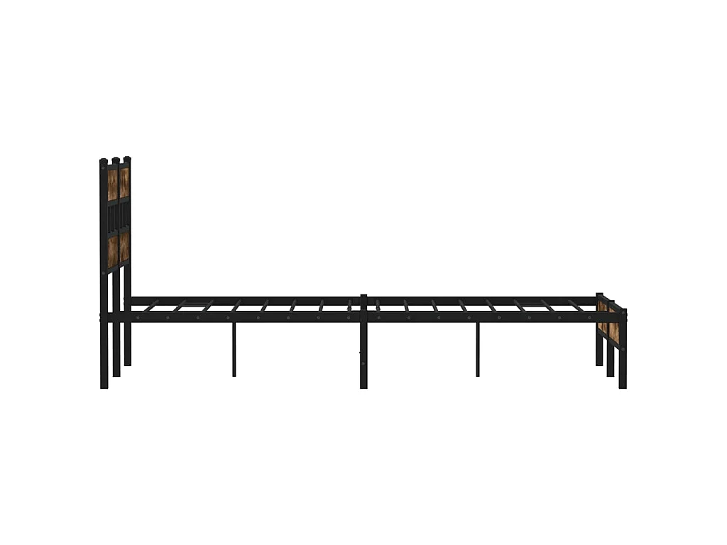 Cadre de lit sans matelas avec tête de lit 120x190 cm