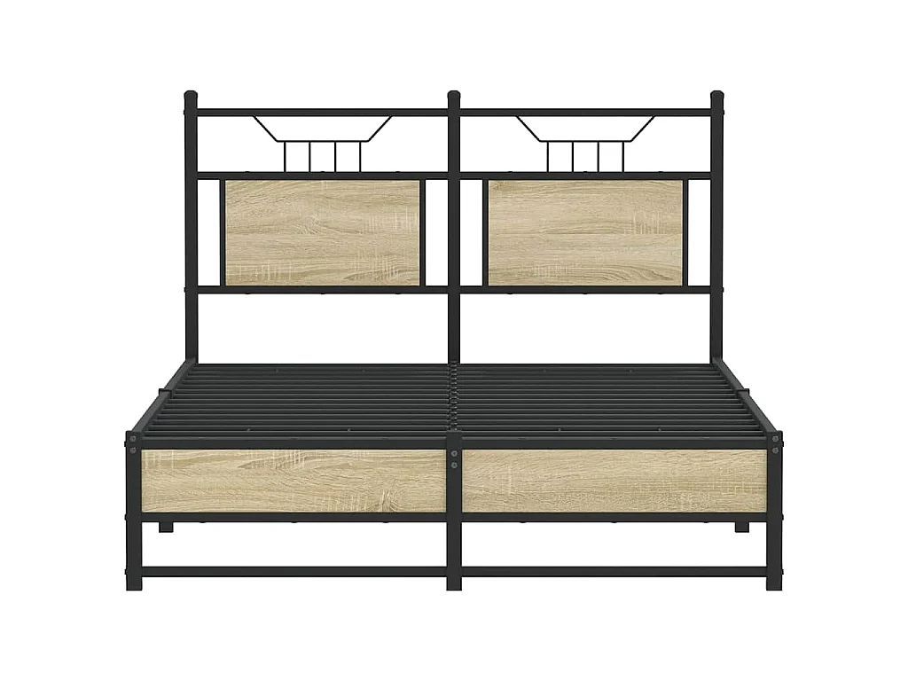 Bettgestell ohne Matratze Sonoma-Eiche 120x190 cm Holzwerkstoff