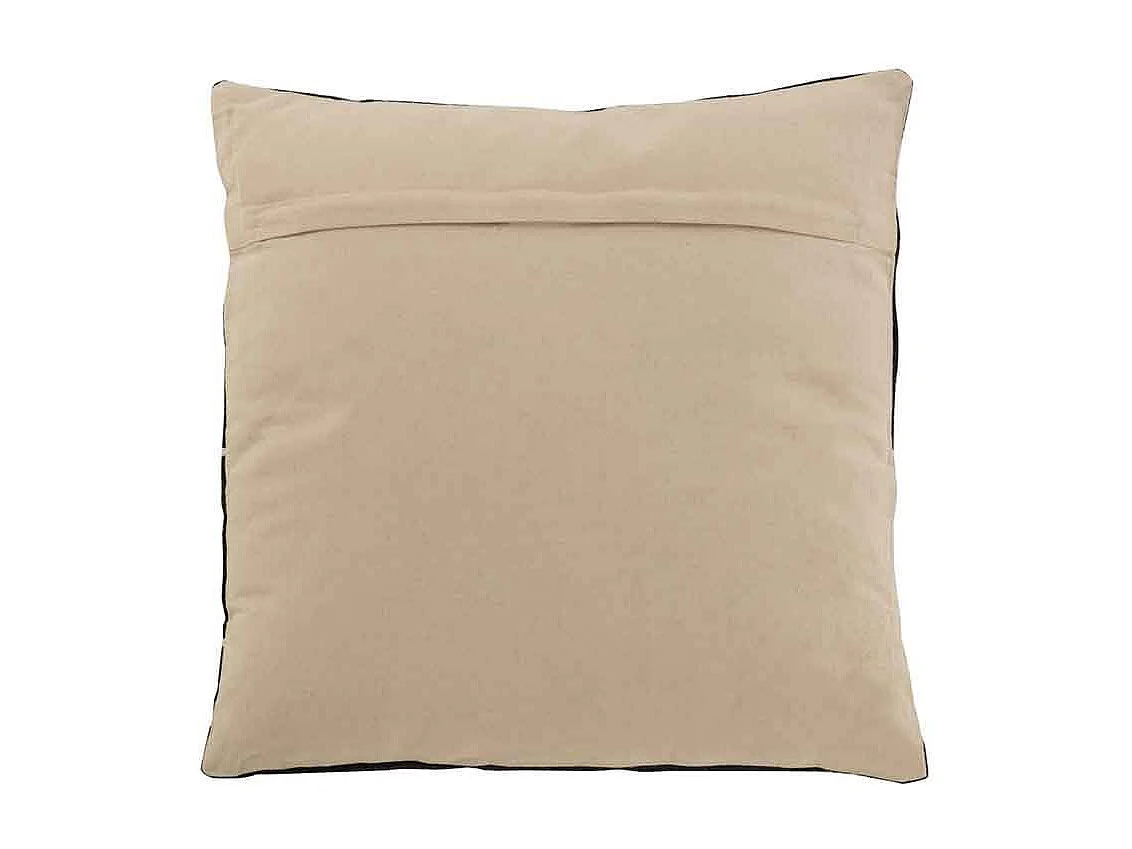 Coussin Déco "Dessin Graphique" 45x45cm Noir