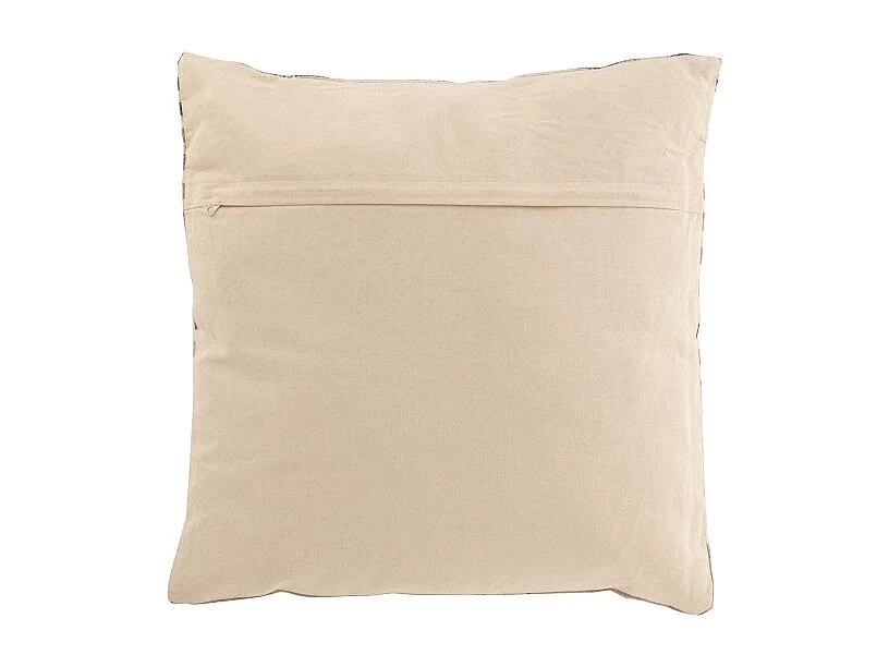 Coussin Imprimé "Linea" 45x45cm Beige & Marron