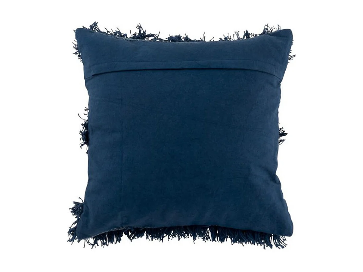 Coussin Déco "Miroir" 45x45cm Bleu