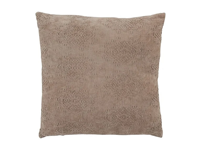 Coussin Déco Carrée "Fayola" 45x45cm Naturel