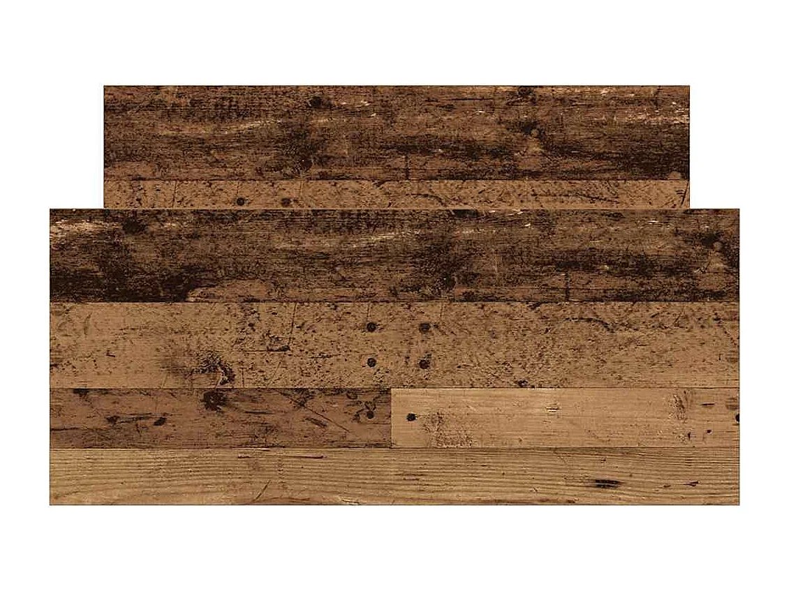 Estructura de cama sin colchón madera de ingeniería envejecida