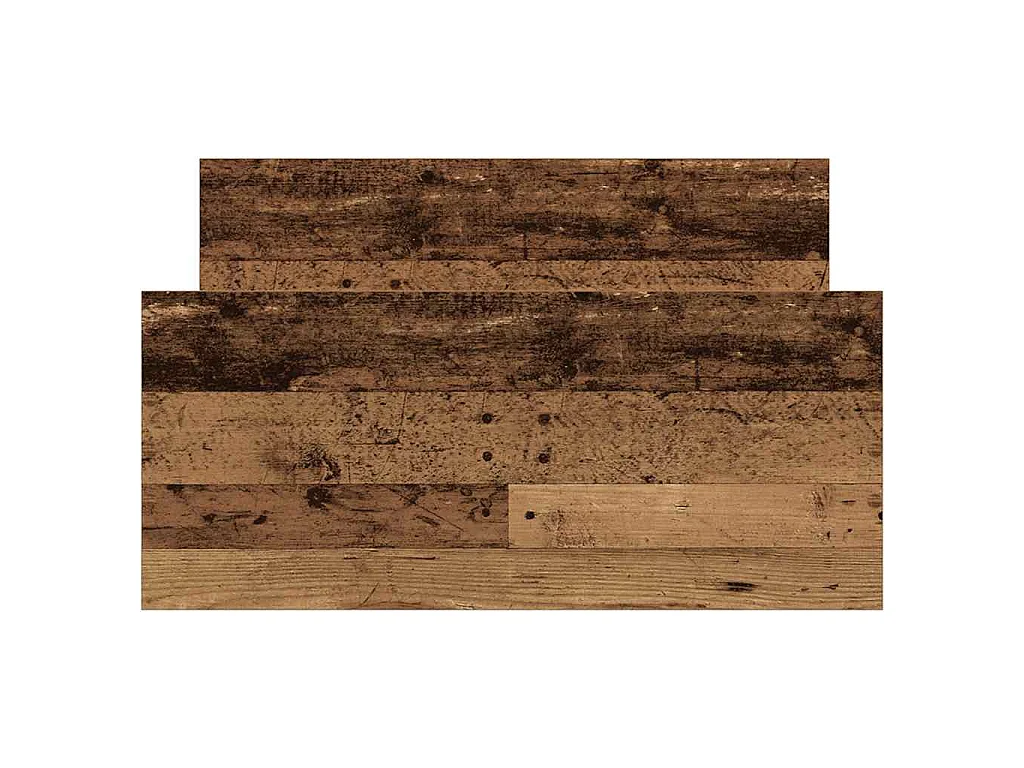 Estructura de cama sin colchón madera de ingeniería envejecida